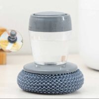 Kitchen Soap Dispensing Palm Brush Washing