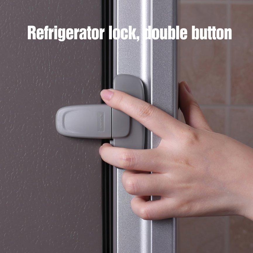 Home Refrigerator Lock Fridge Freezer Door Catch Lock Toddler