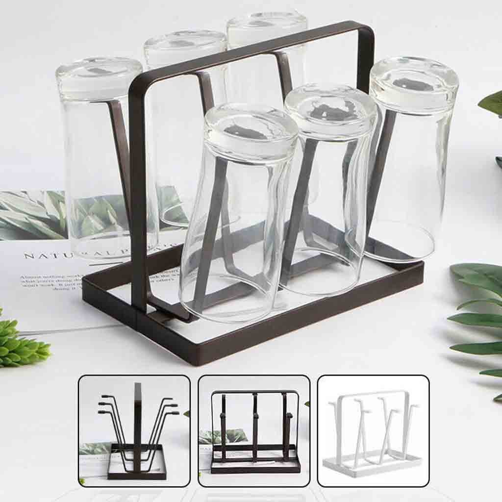 Home Kitchen Bar Mug Tree Dishes Dry Rack Holder Coffee Cup Hanger Storage Stand