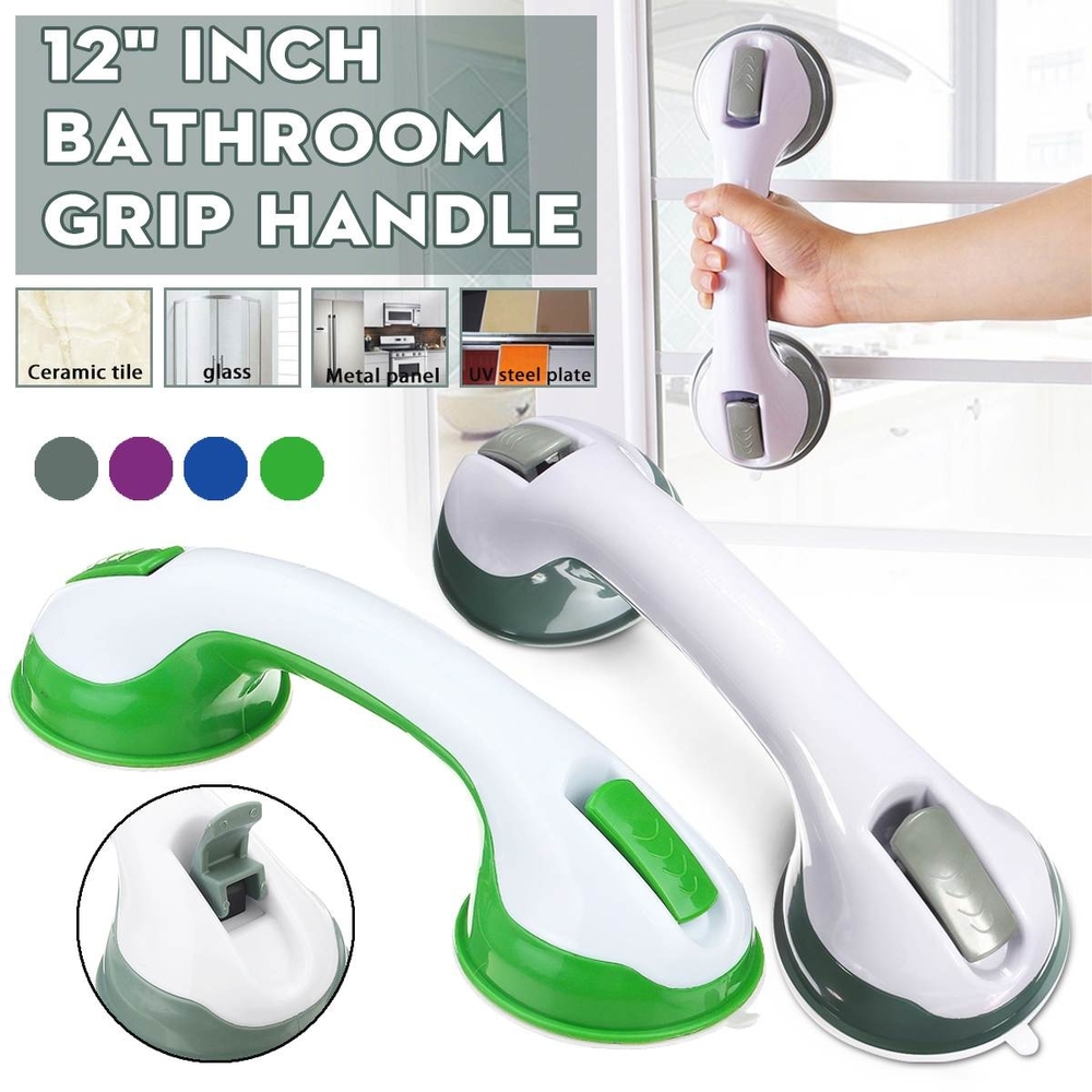 Bathroom Suction Cup Helping Handle Easy Grip Safety Shower Support ...