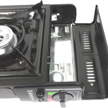 Portable Butane Gas Stove Mini Camping with Case