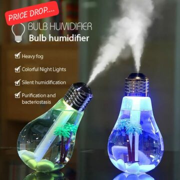 LED Bulb Air Humidifier Ultrasonic LED Lamp 400 ml