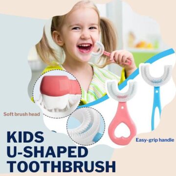 Kids U Shaped Silicone Soft Toothbrush
