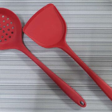 Set of 2 pieces non stick cooking spoon