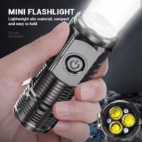 Three Eyed Mini Flashlight ABS 5 Gear Thumb Flashlight