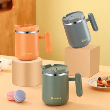 Double-Layered Stainless Steel Insulated Coffee Mug