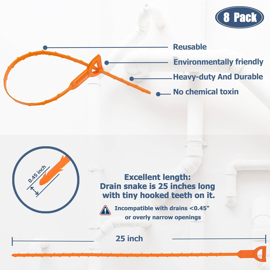 Flexible Drain Cleaning Tool