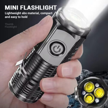 Mini USB Rechargeable LED Flashlight