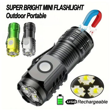 Mini USB Rechargeable LED Flashlight