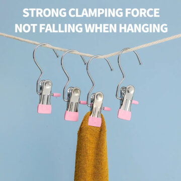 Multi-Purpose Anti-Slip Hook Clip