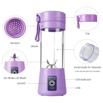 Portable USB Rechargeable Blender / Juicer Cup