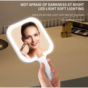LED Lightening Hand Mirror