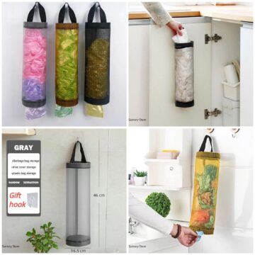 Net Garbage Bag Holder